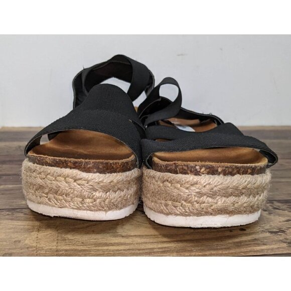 Steve Madden Sandal Kimmie Black Women's Size 9M - Picture 7 of 7